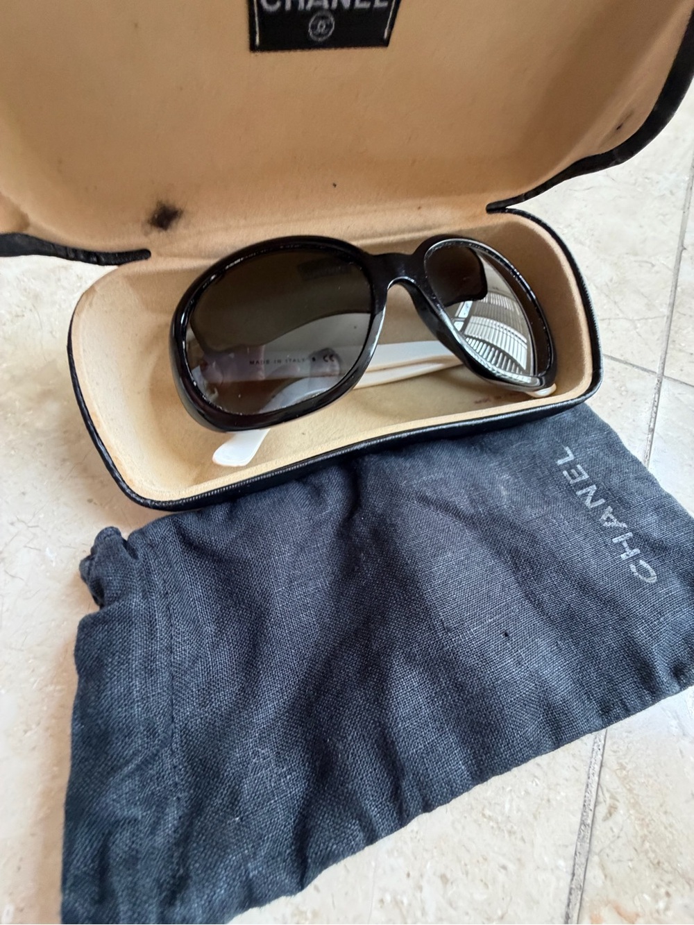CHANEL 5138 Black lenses Oversized Sunglasses - Picture 3 of 13